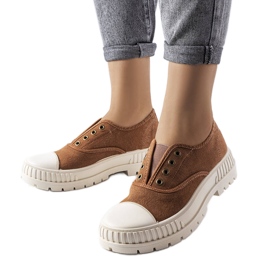 Bruna sneakers från Walton