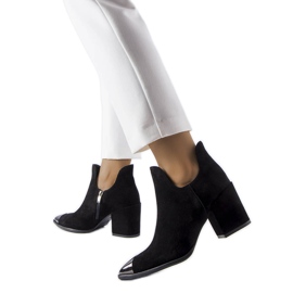 Karino svarta läderstövlar