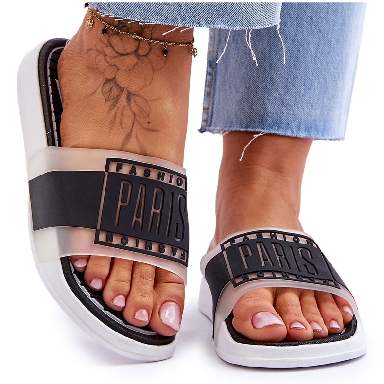 Sporttofflor för kvinnor Black Sunrise svart