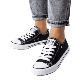 Big Star T274023906 svarta klassiska sneakers