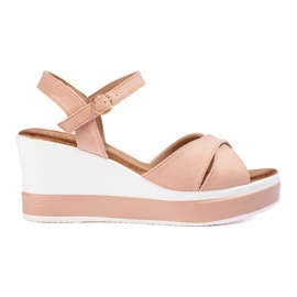Rosa mocka damsandaler Shelovet