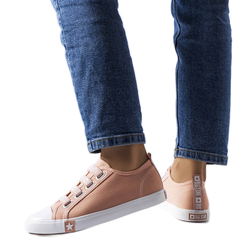 Rosa slip-on sneakers från Big Star HH274096