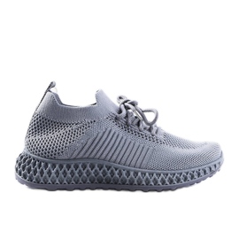 Gråa Huntz-sneakers för barn