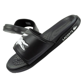Lacoste Croco Dualiste M 20312 tofflor svart