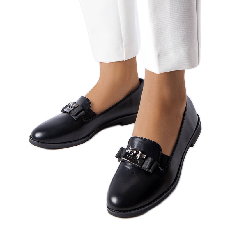 Svarta eleganta loafers från Harquin