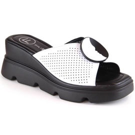 Filippo W DS4608 lädersandaler vita