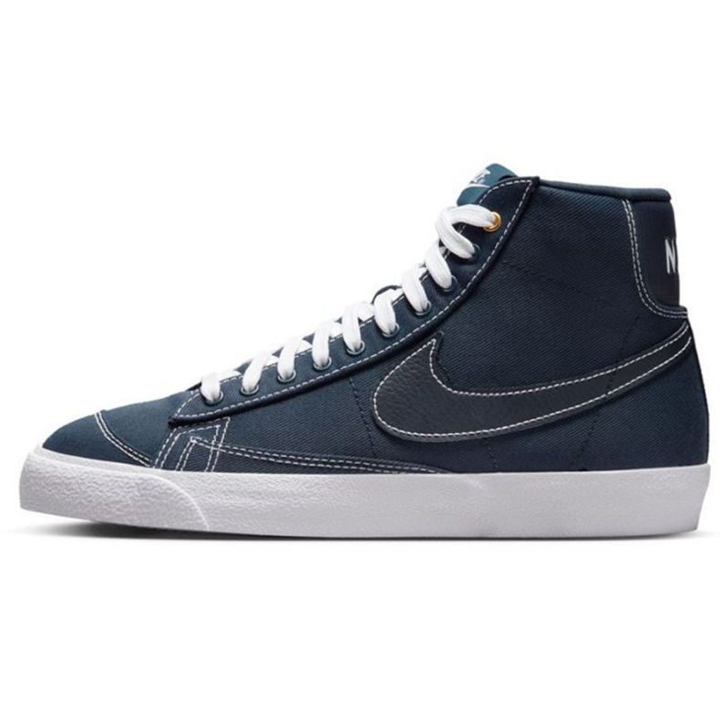 Nike Blazer Mid '77 Canvas M DX5550-400 skor blå