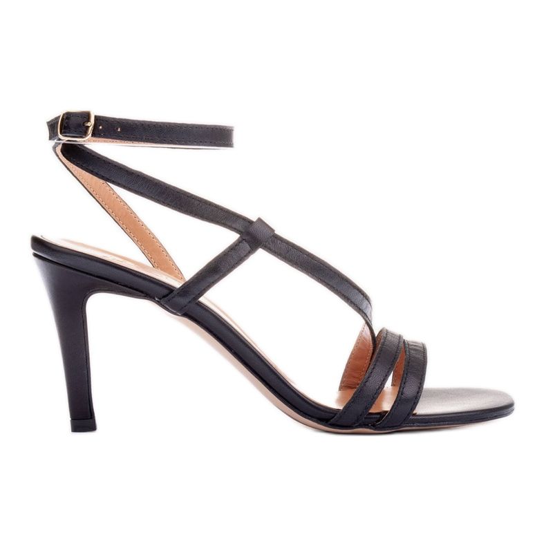 Marco Shoes Sandaler på hög klack svart