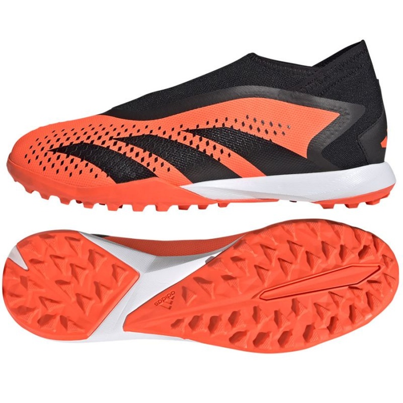 Adidas Predator Accuracy.3 Tf Ll M GW4643 fotbollsskor orange apelsiner och röda
