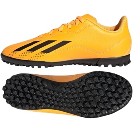 Adidas X Speedportal.4 Tf GZ2448 fotbollsskor orange gula färger