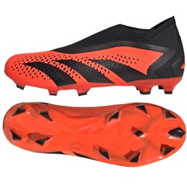 Adidas Predator Accuracy.3 Fg Ll M GW4595 fotbollsskor orange apelsiner och röda