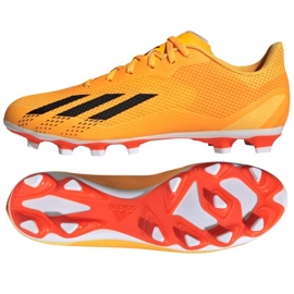 Adidas X Speedportal.4 Fg M GZ2460 fotbollsskor orange apelsiner och röda