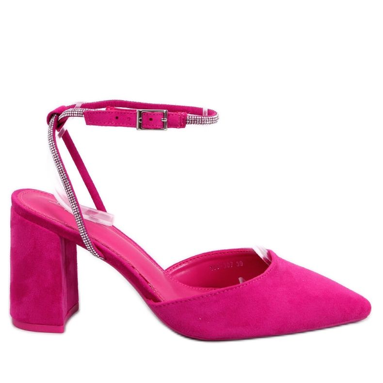 Öppen hälpumps från Esten Fuchsia rosa