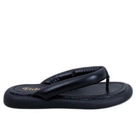 Women's Cliff Black flipflops svart