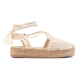 Beige espadrillor från Shelovet boho