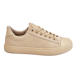 Klassiska låga sneakers Big Star LL274094 Beige