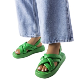 Primeau gröna plattformsrutschbanor