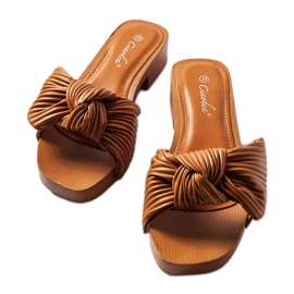 Rochefort bruna reglage med låg klack