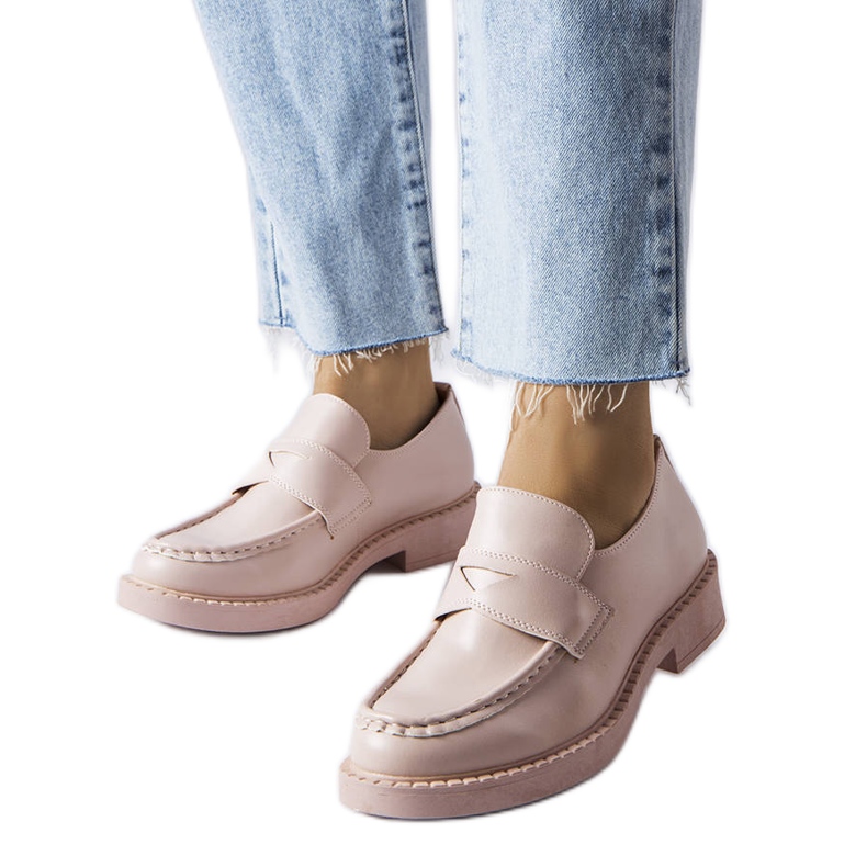 Rosa eleganta loafers från Élodie