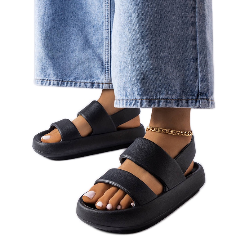 Svarta Émond sandaler