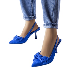 Blå stift med rosett från Olengo