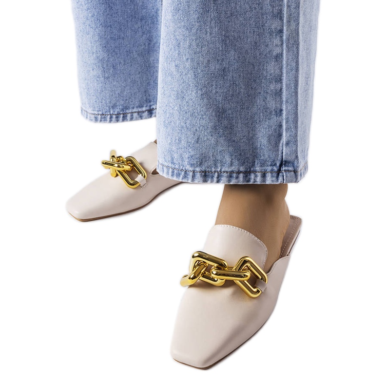 Beige reglage med Hickory-kedja