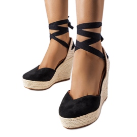 Svarta espadrillor från Dubois