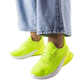 Court gröna neon sport sneakers