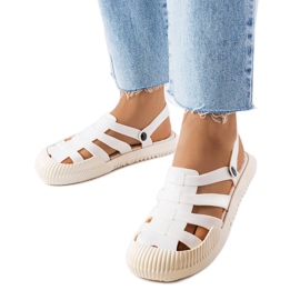 Canton vita gummisandaler