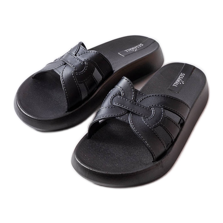 Coudert svarta gummirutschbanor