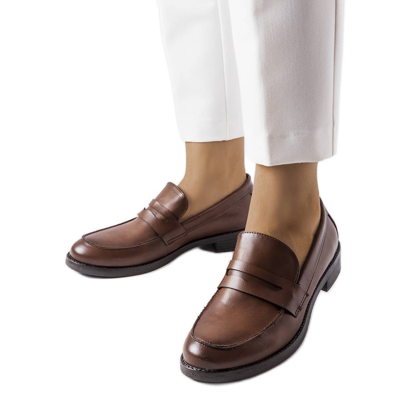 Mörkbruna loafers från Deich