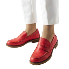 Deich röda loafers