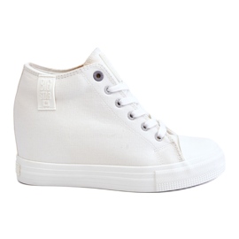 Hidden Wedge High Sneakers Big Star LL274035 Vit