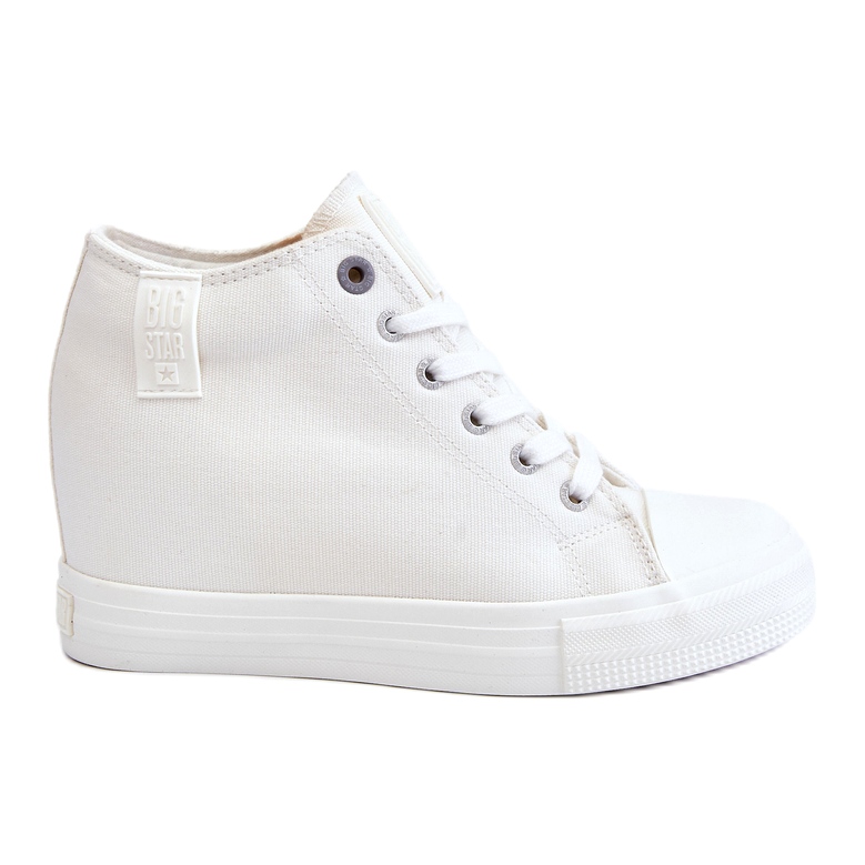 Hidden Wedge High Sneakers Big Star LL274035 Vit