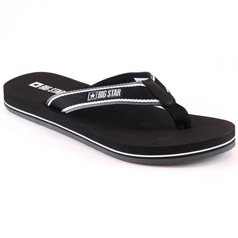 Svarta platta flip flops Big Star JJ274A377