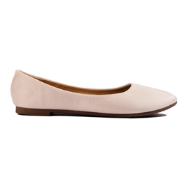 W. Potocki Dammocka klassiska beige ballerinasPotocki