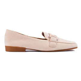 Shelovet mocka kvinnors beige loafers