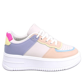 Färgglada Fields Beige sneakers mångfärgad