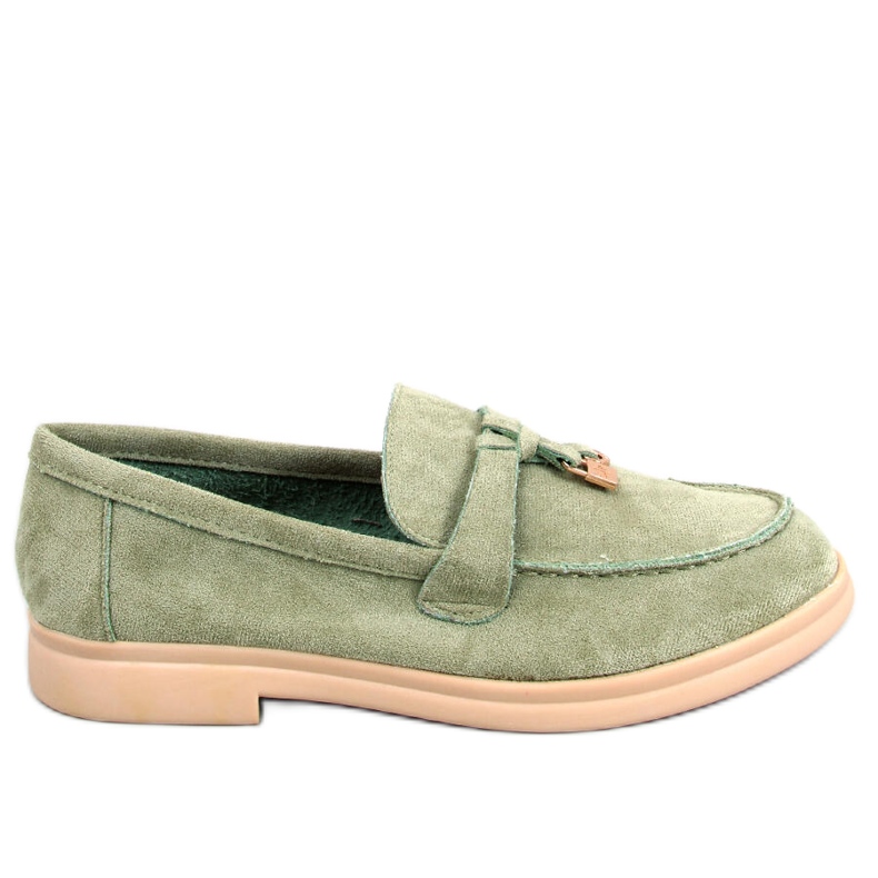BM Loafers i mocka från Ottavia Green grön