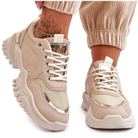 Klassiska Platform Sneakers Beige Need It