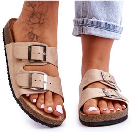 FB1 Slip-On tofflor dam Beige Destino