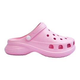 PG2 Skum glider Crocs På En Chunky Sula Rosa Katniss