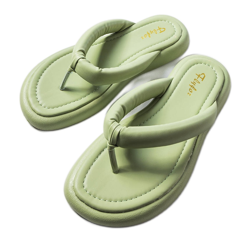 Smithfield gröna chunky flip-flops