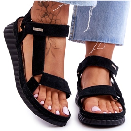 Mocka kardborresandaler Big Star LL276011 Svart