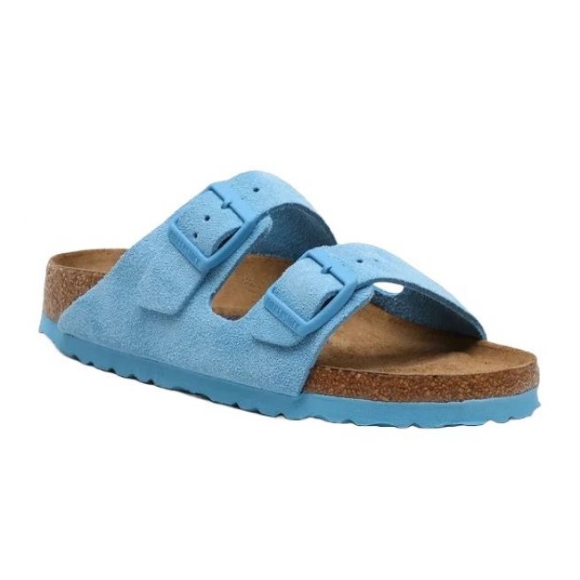 Birkenstock Arizona Sfb W 1024066 tofflor blå