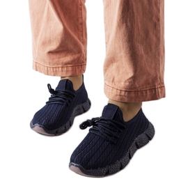 Inna Marinblå sportsneakers från Élodie