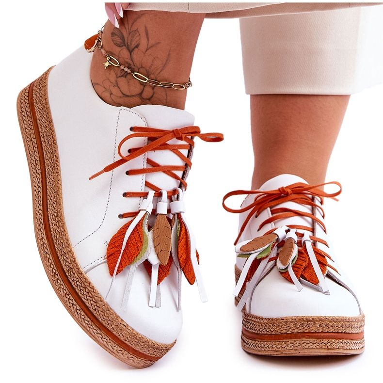 Läderskor Maciejka 04550-11 Vit