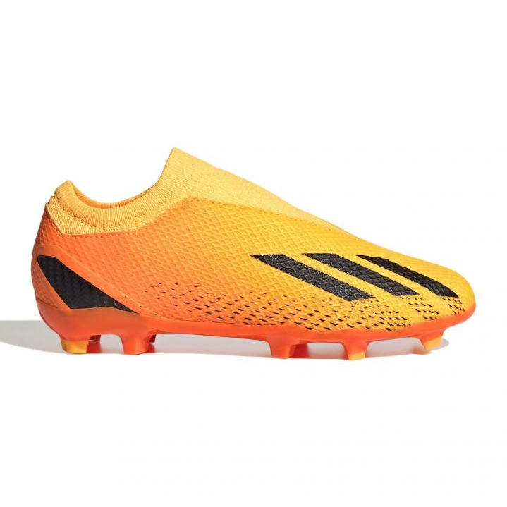 Adidas X Speedportal.3 Ll Fg Jr GZ5060 fotbollsskor orange apelsiner och röda