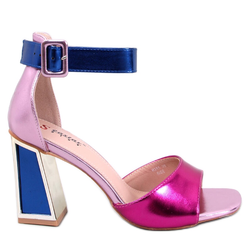 Seastar Geometriska klacksandaler från Marshmello Rose rosa