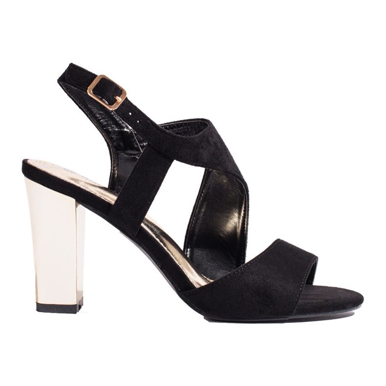 Svarta mockaklacksandaler från Shelovet